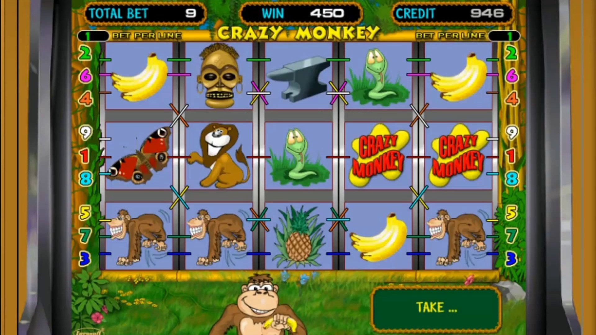 Crazy Monkey від Igrosoft