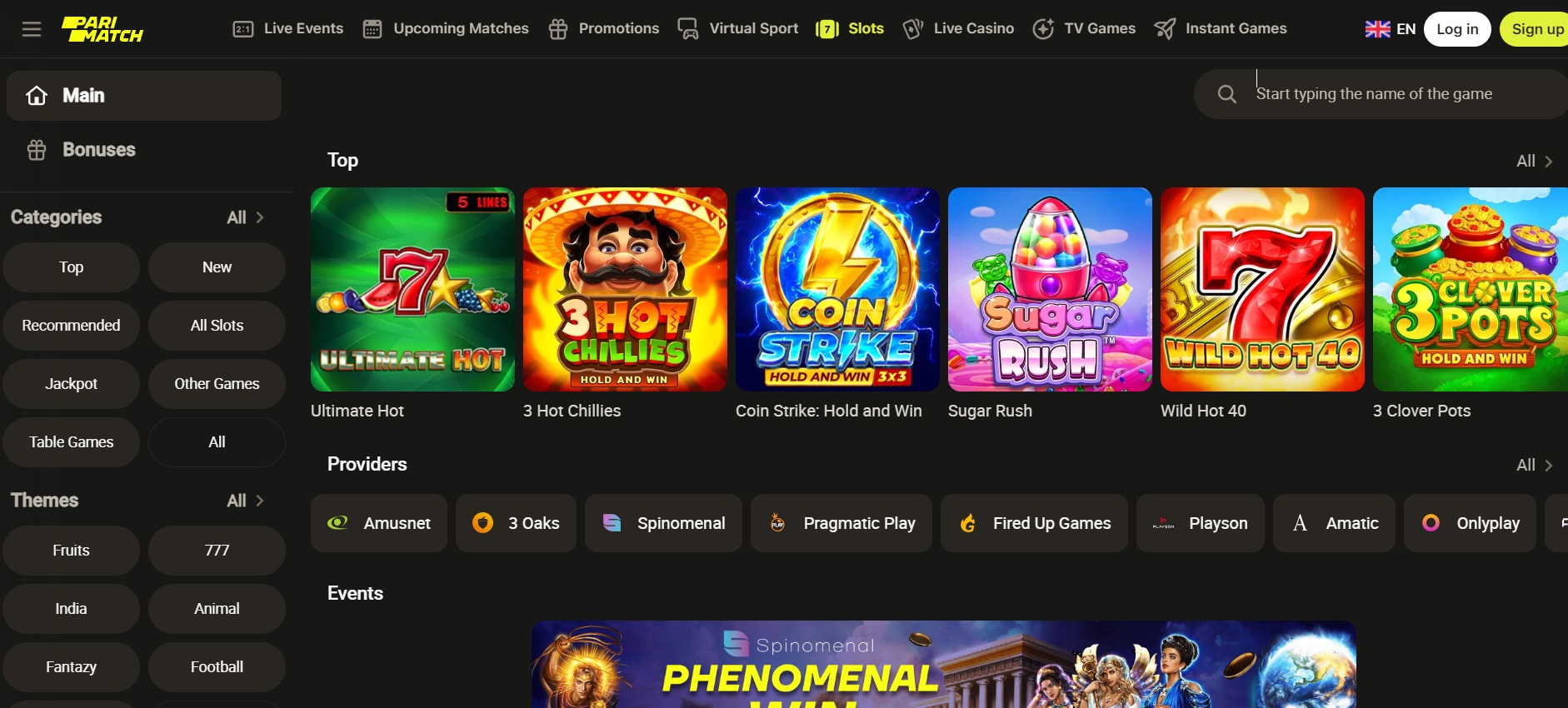 PM Slots casino