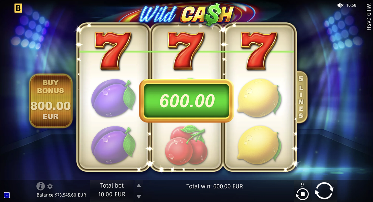 wild cash slot